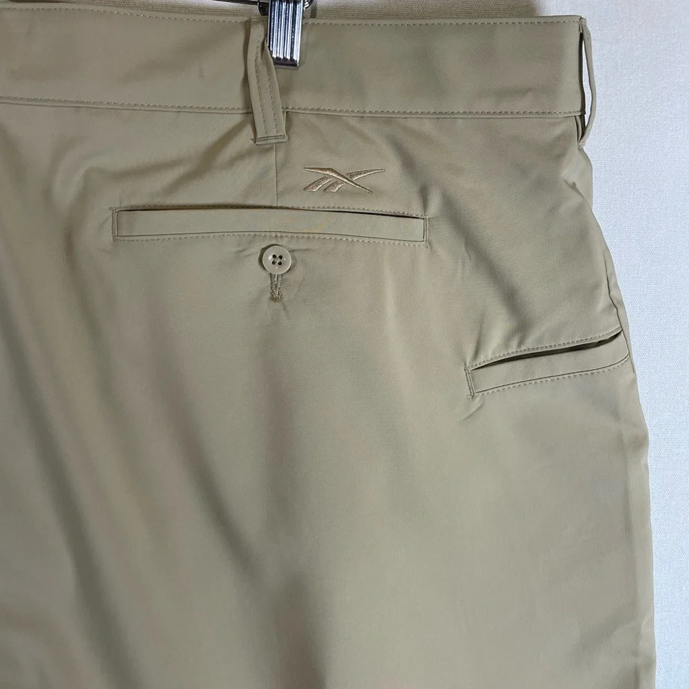 Reebok Golf Khaki Shorts Mens 50 Big & Tall Stretch